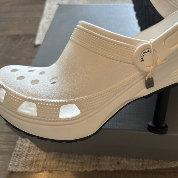 Balenciaga Rubber Crocs Madame Heel 38 - Picture 1 of 5